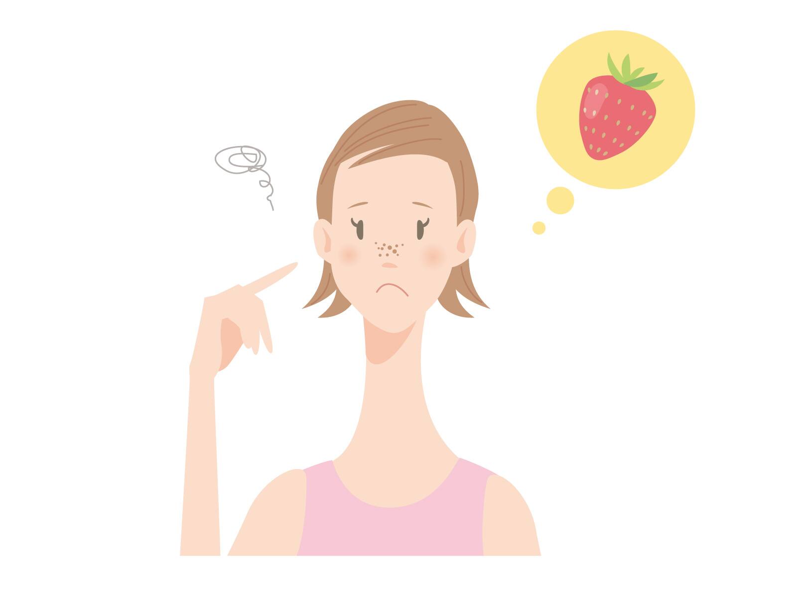 鼻の黒ずみ 食べ物